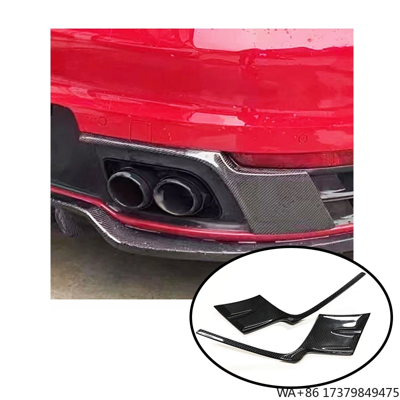

Car Rear Bumper Side Spoiler Splitter Cover Kit Spoiler Vent Cover for Porsche Carrera Carrera S 911 992