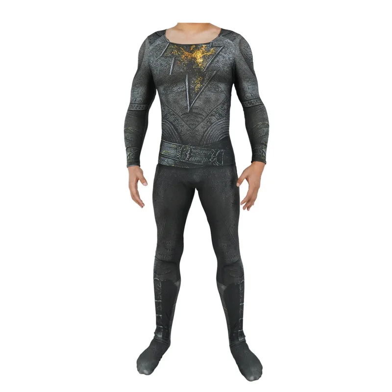 Body de Cosplay du Film Black Adam pour Homme, Tenue de ixd'Halloween, Gelteth-Adam, Zentai