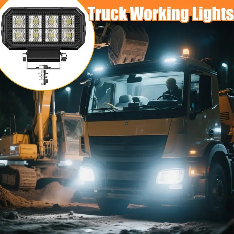 

Pod Lights 3.5 Inch Waterproof Square LED Boat Lights Shockproof Adjustable Automotive Accessories Supplies For Truck Boat