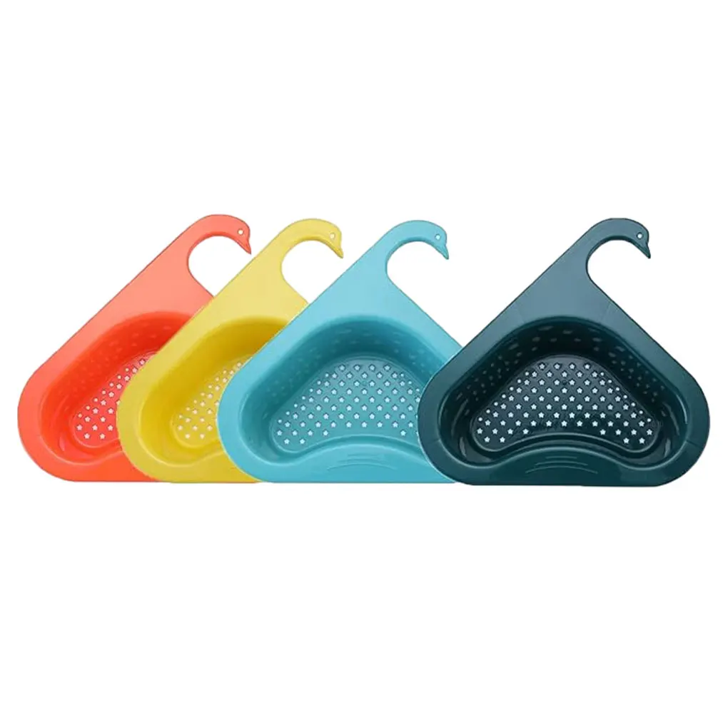 4x Sturdy And Durable Swan Drain Basket Made With PVC Swan Shape Swan Shape Drain Basket