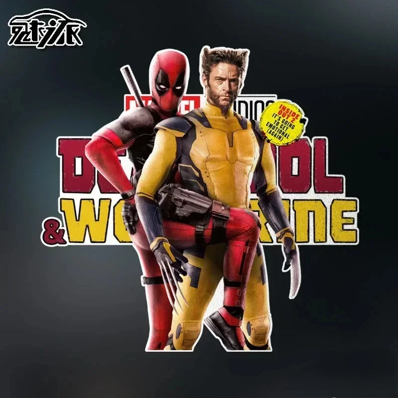 Deadpool and Wolverine Deadpool 3 Marvel Movie Surrounding Reflective Car Stickers Body Stickers Rear Glass Stickers Wholesale