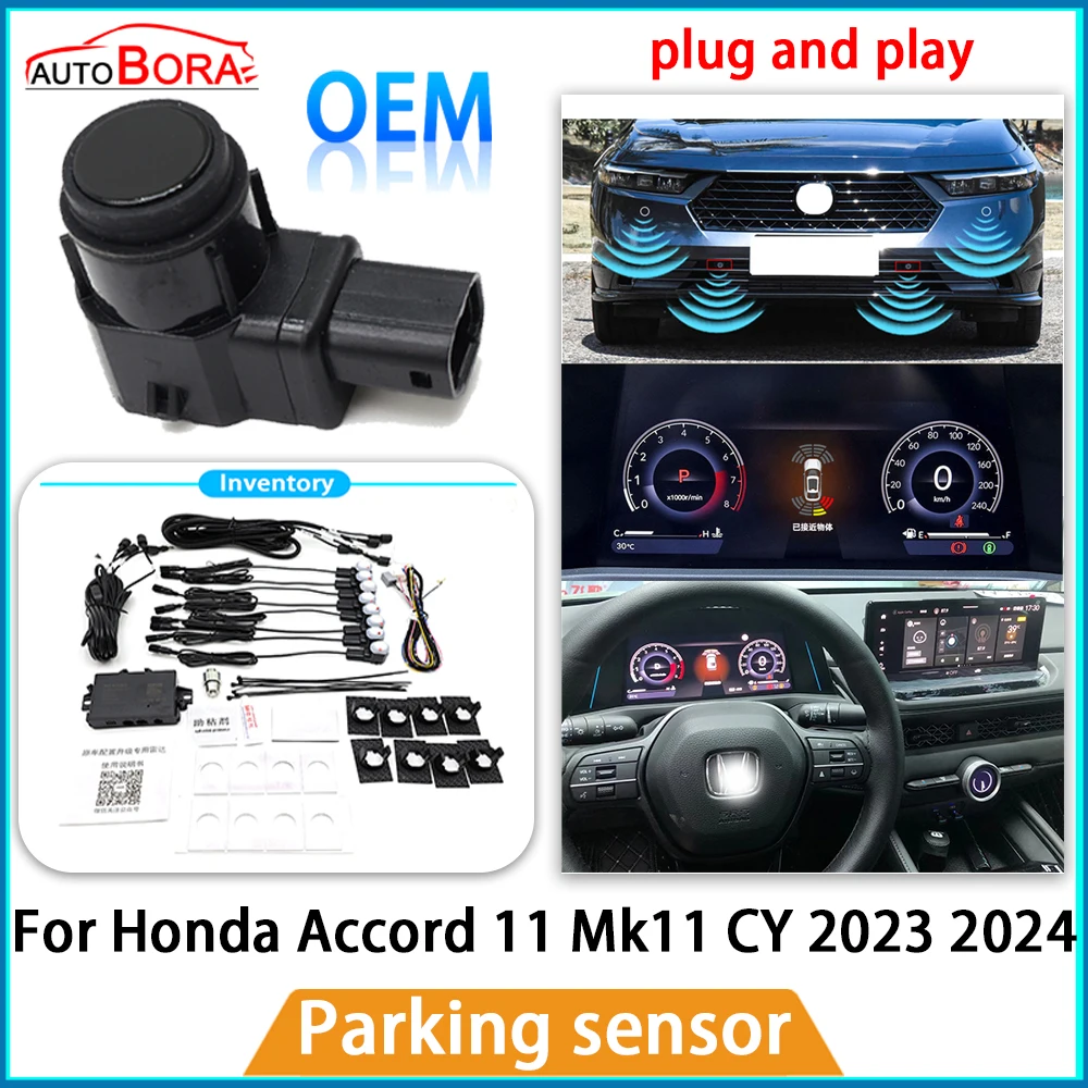 Original OEM Parking Sensor Assistance Backup Radar Buzzer System Rear Front Bumper for Honda Accord 11 Mk11 CY 2023 2024