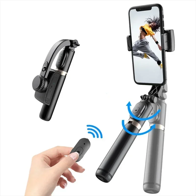 

Equipped with tripod aluminum alloy 750Mm telescopic pole selfie stick stabilizer