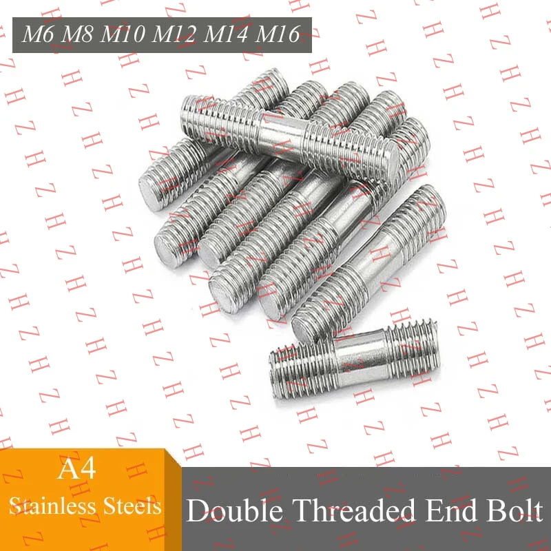 

Болт с двойной резьбой U+ из нержавеющей стали 316 (A4), подвесной болт M6 M8 M10 M12 M14 M16【Оптовая продажа, сообщите продавцам по приватному сообщению】