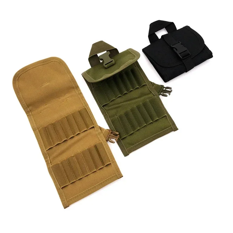 Tactical MOLLE Cartridge Pack 14-Round Mini Cartridge Box Multi-Purpose Ammo Bag Ammo Pouch Gun Accessories