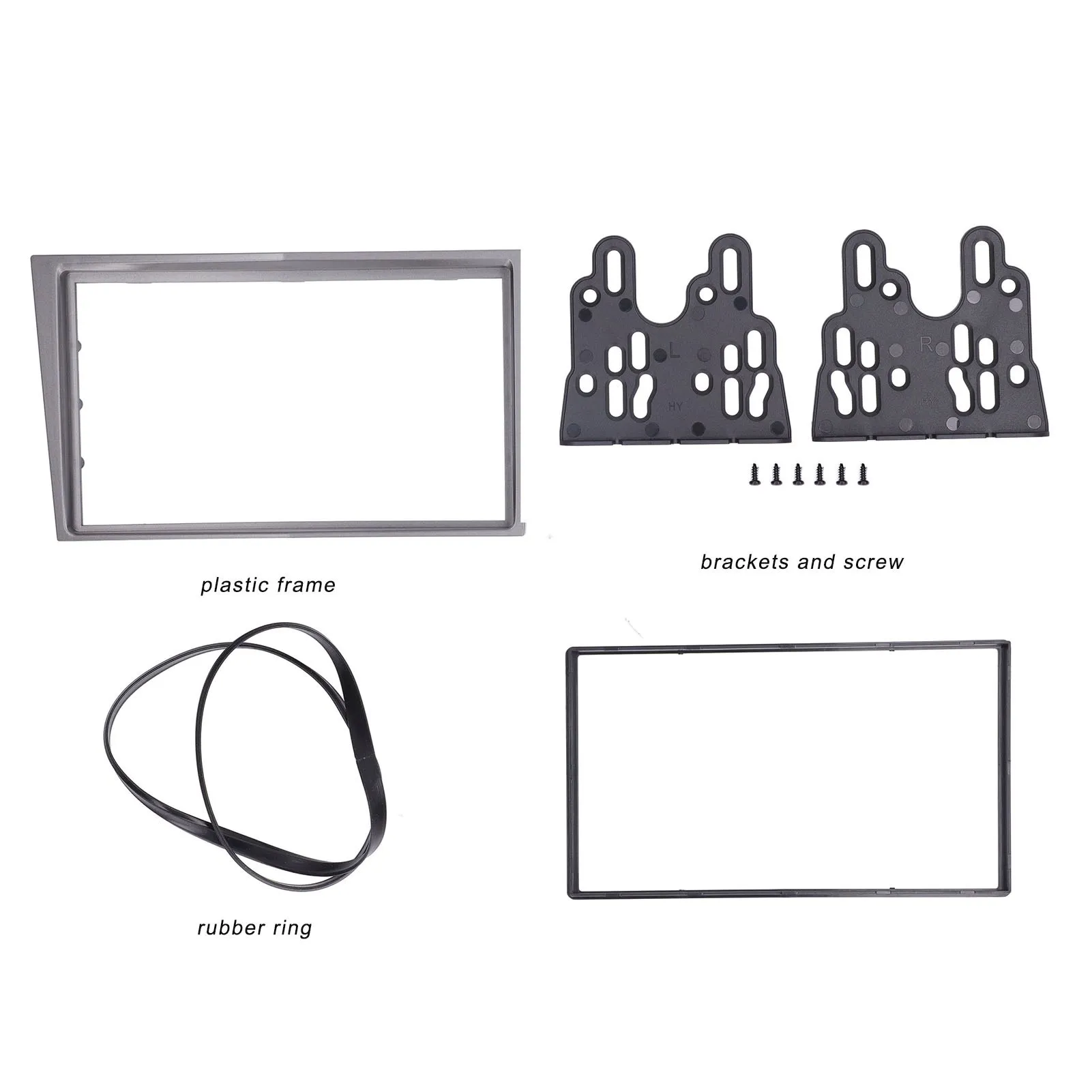 Dash Radio Fascia Stereo Radio Mounting Frame Replacement For OPEL Astra H Antara Corsa D Zafira B Stereo Radio Mounting Frame