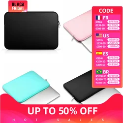 Soft Sleeve Bag for Xiaomi HP Dell Lenovo Notebook Macbook Air Pro Retina 11 12 13 14 15 15.6 Laptop Case Cover