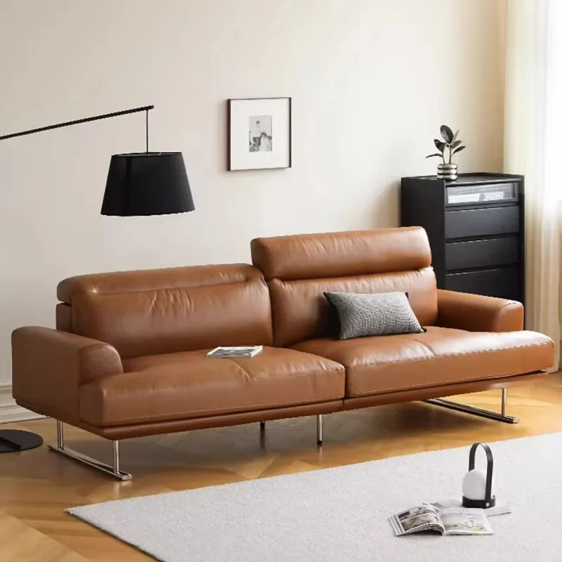 

Aesthetic Luxury Living Room Sofas Brown Oversized Loveseat Lazy Living Room Sofas Modern Nordic Divano Moderno Furniture Home