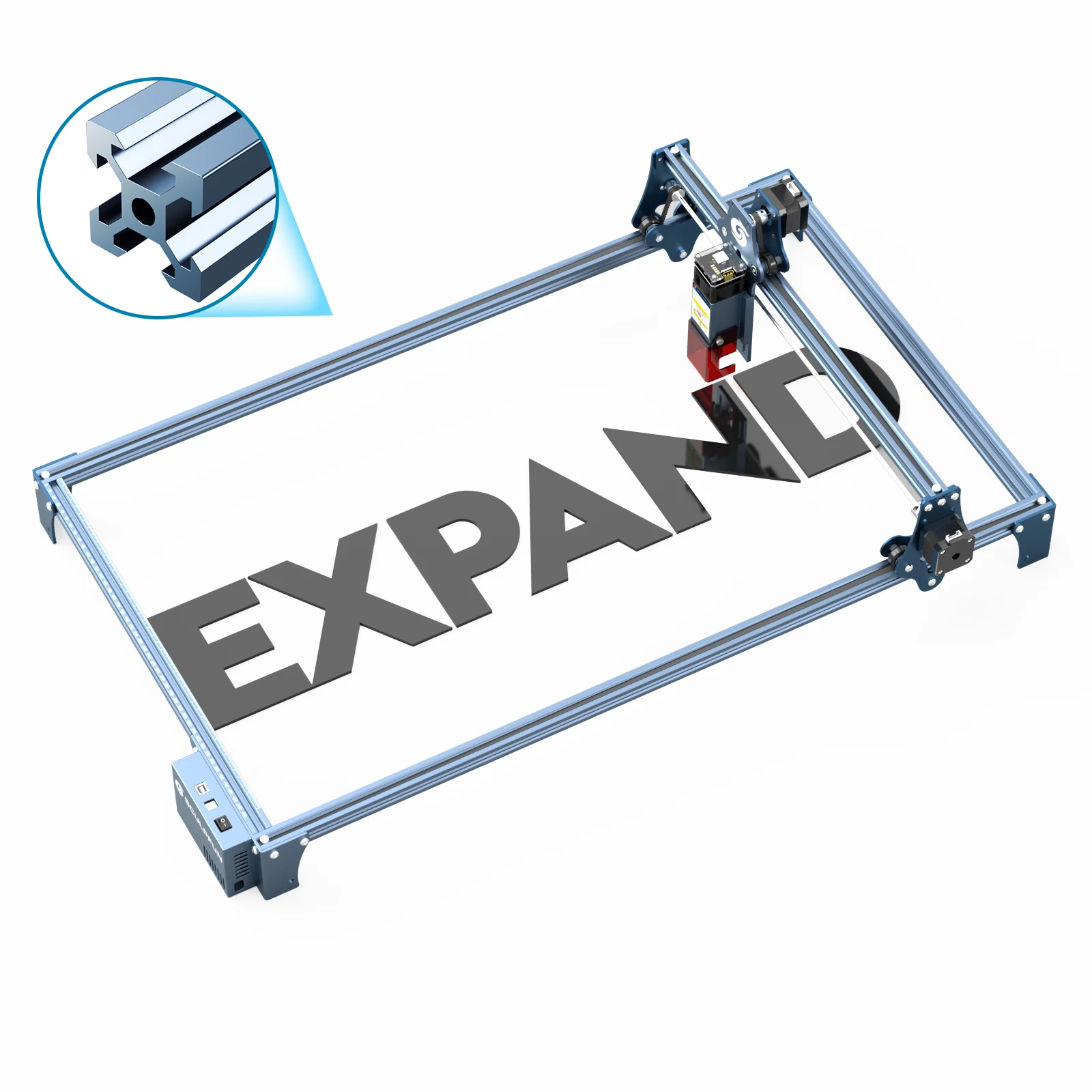 SCULPFUN S9 Pro 10W Power Laser Engraving Machine 400x410mm Ultra-Fine Laser Beam Shaping Technology Quick Assembly Design - Image 3