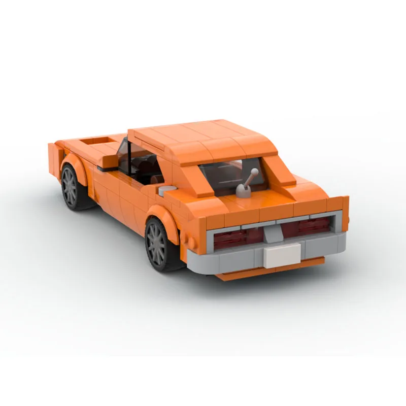 

MOC-185524 Orange New Sport Iconic Supercar Racing Building Block Model 309 Parts Creative Boys Children's Birthday Toy Gift