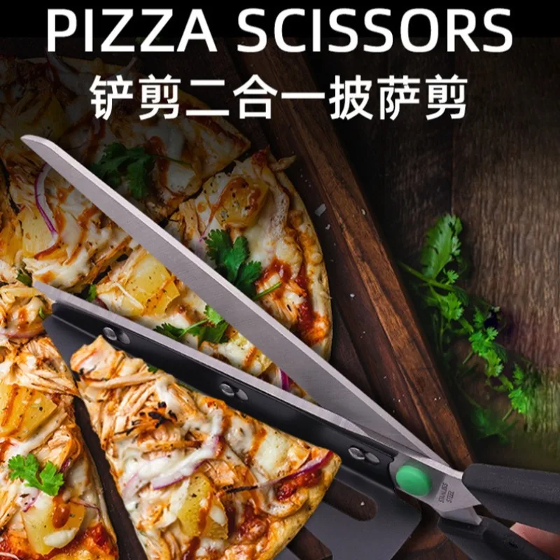 Creative Food Kitchen Scissors, Stainless Steel Kitchen Scissors, New Versatile PizzaScissors