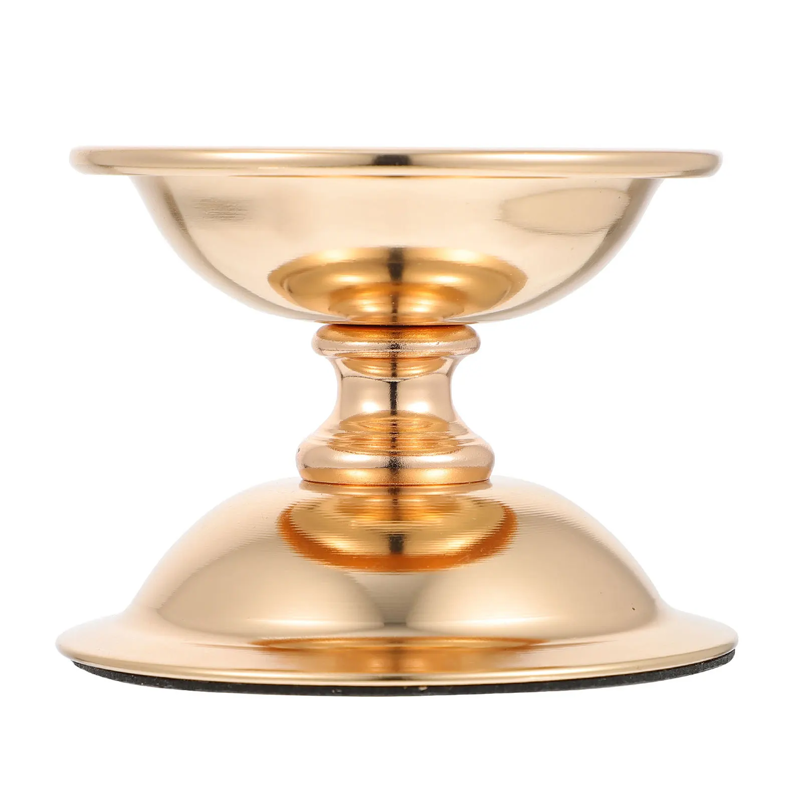 

1Pcs Wrought Iron Holder Plating Premium Metal Home Aroma Temple Candlestick Wrought Iron Holder