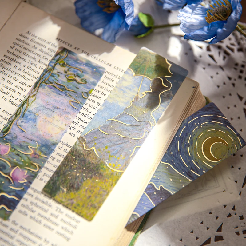 5 أوراق لكل عبوة من اللوحة الزيتية، علامة مرجعية لتزيين المجلات، ترقيم الصفحة، لوازم مكتبية للطلاب