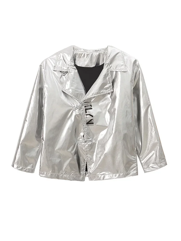 Abbigliamento Hip Hop per ragazzi Top con paillettes argento Pantaloni corti argento per ragazze Abiti per costumi da ballo jazz per bambini