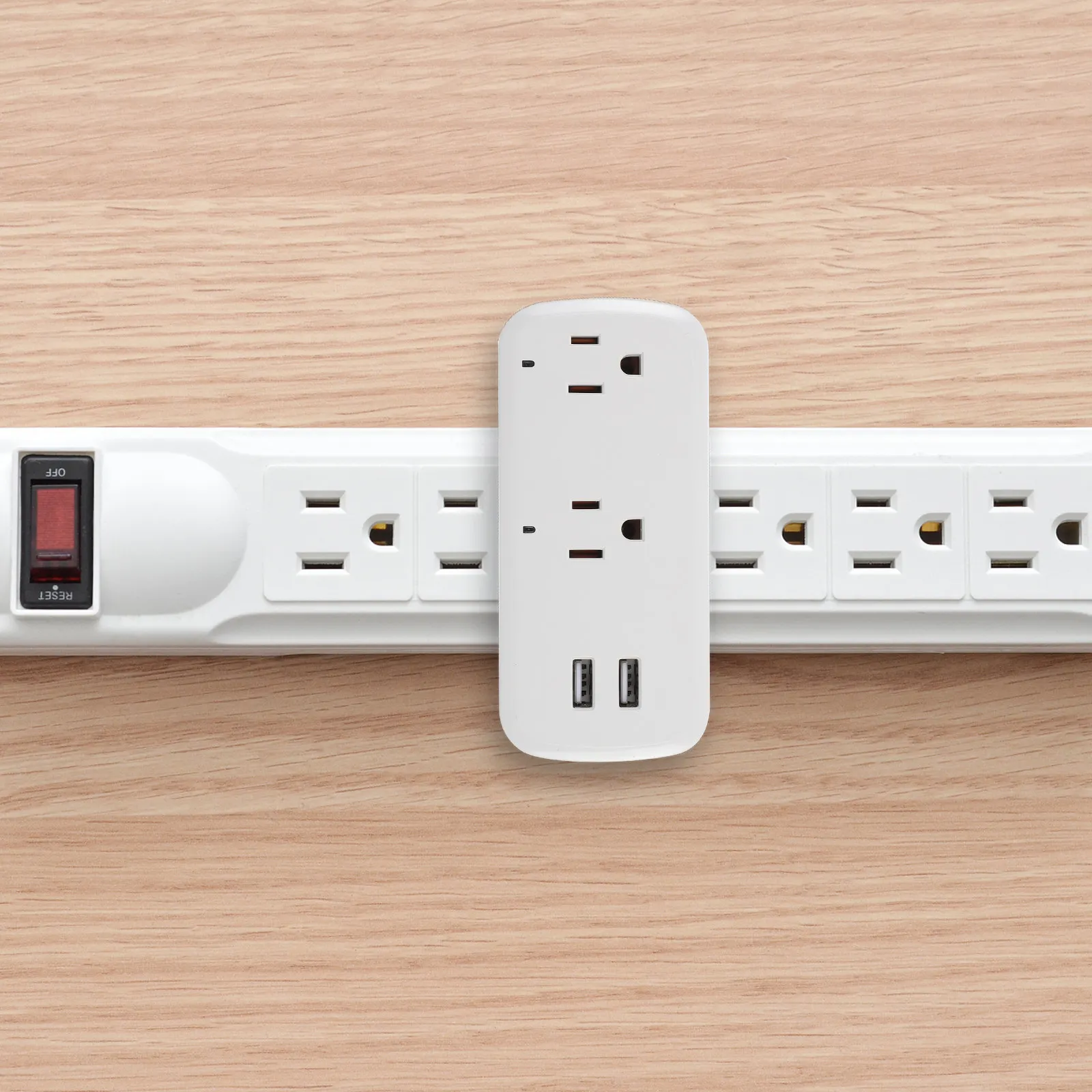 

Умная Wi-Fi розетка с 2 USB-портами, управление через приложение, прочная, беспроводная, для подключения к сети