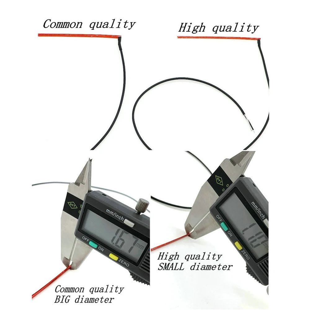 عالية الجودة الأحمر بيزو بيك اب رقيقة جدا ل الغيتار الصوتية الآلات الموسيقية بانجو مندولين 40/50/67 مللي متر طول فعال