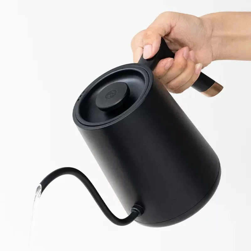 

Temperature-controlled hand-brewed pot, household small-mouth coffee pot, stainless steel electric kettle