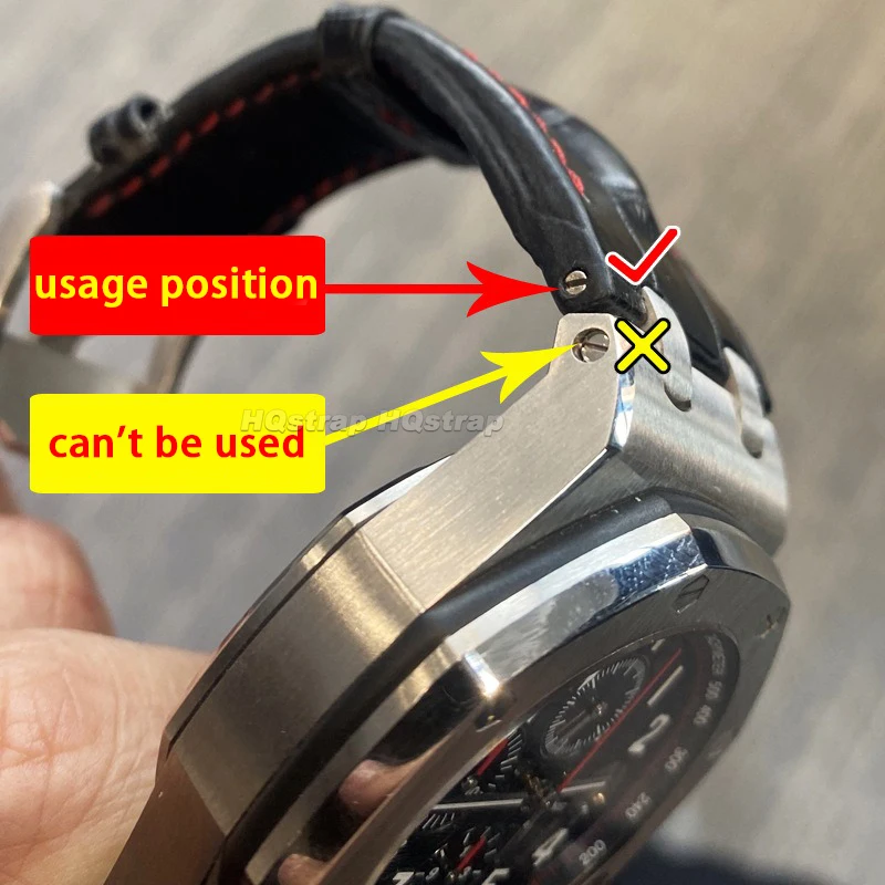 2 pezzi perni a vite in acciaio inossidabile per AP per Audemars Piguet 26.5mm 28mm cinturino connettore collegamento accessori strumenti per orologiaio