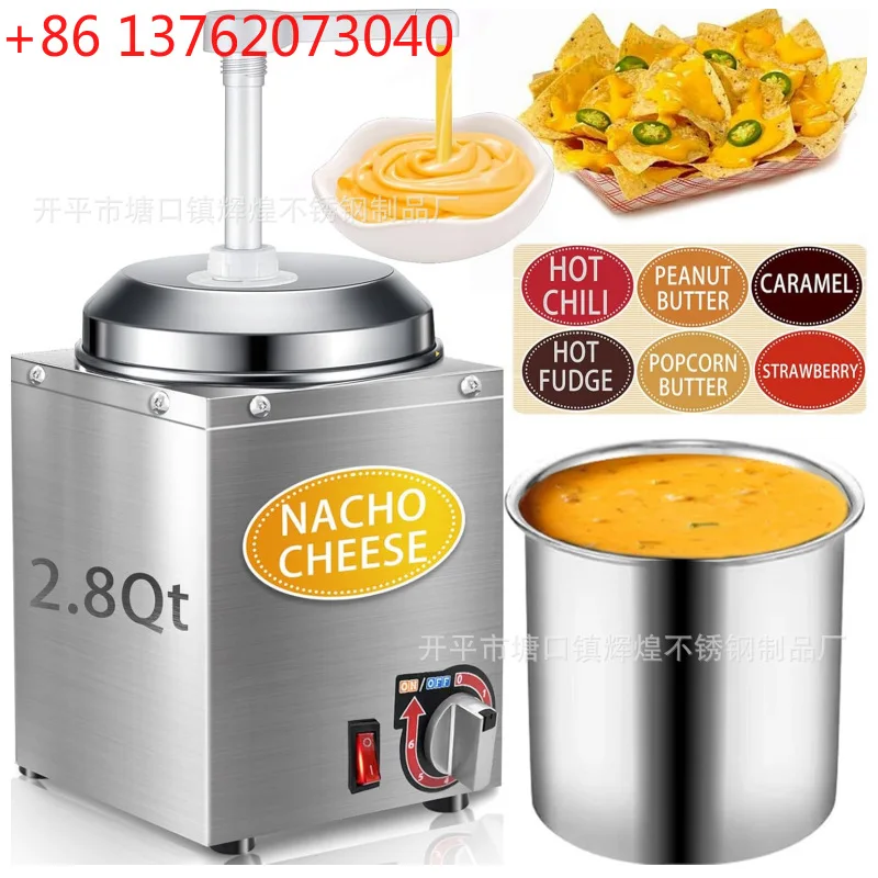 Electric cheese cheese machine dispenser single head square stainless steel electric sauce pump