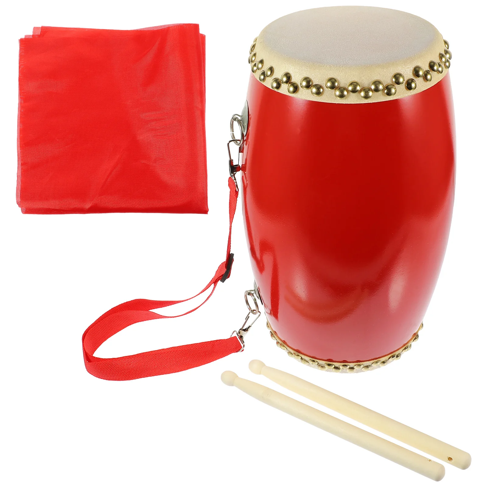 Waist Drum Cowhide Traditional Professional Hand Percussion Instrument Simple Funny for Celebrations Djembe