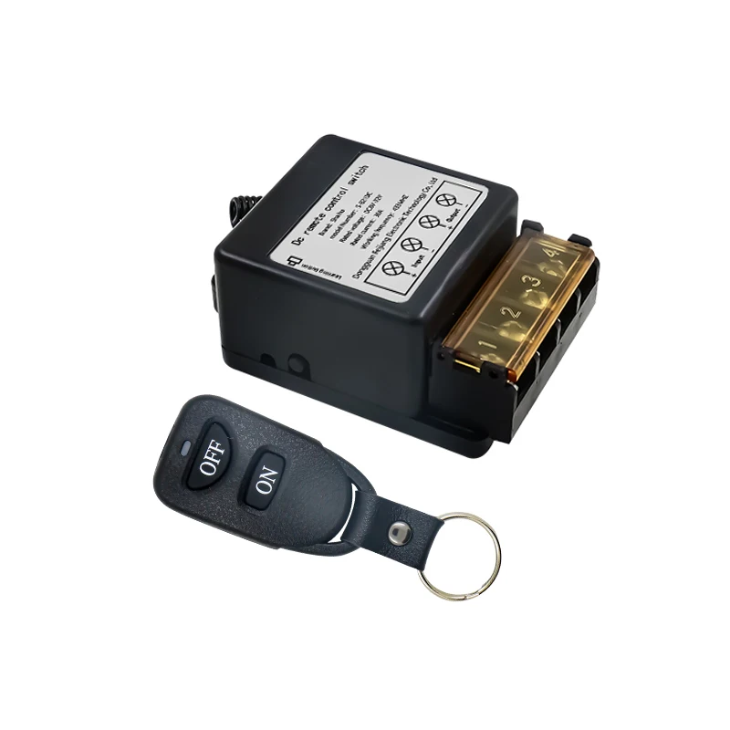 Wireless remote control switch 30A 12-72V DC For DIY circuit modification and use with RF433 remote control