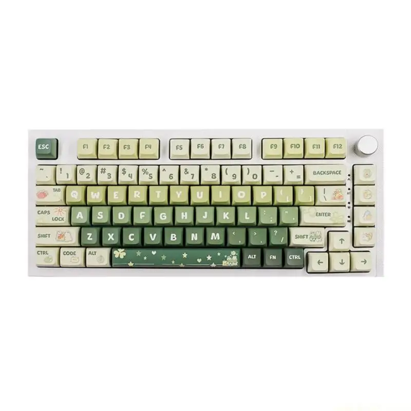 133PCS XDA Keycaps Set for 61 64 68 96 104 108 Switches Mechanical Keyboard