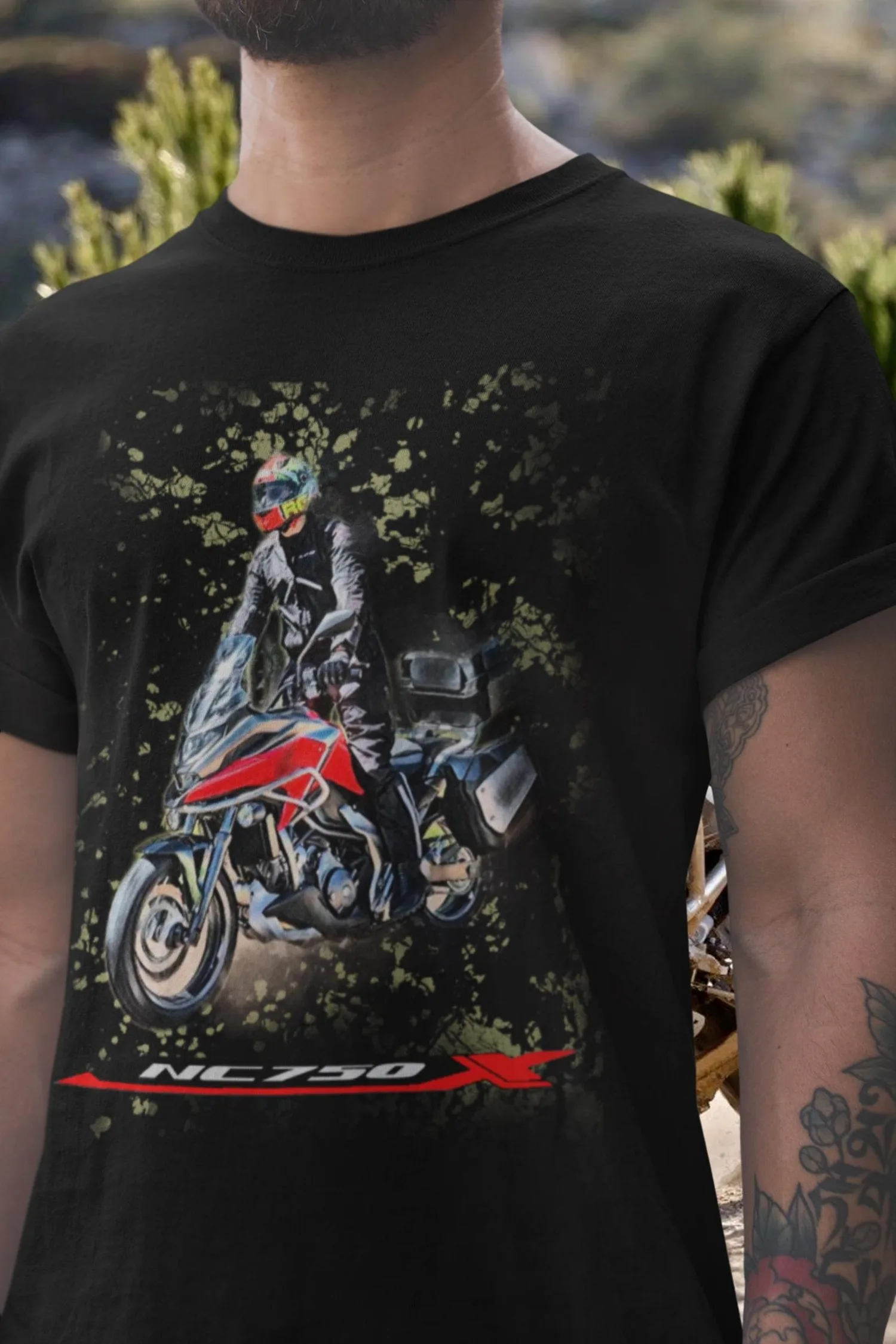 501 @ EY Футболка H.onda NC750X Футболка Smart Travel Motorcycle Tee Long Distance Rider Top для любителей H.onda DCT Frunk Explorer Подарочное приложение