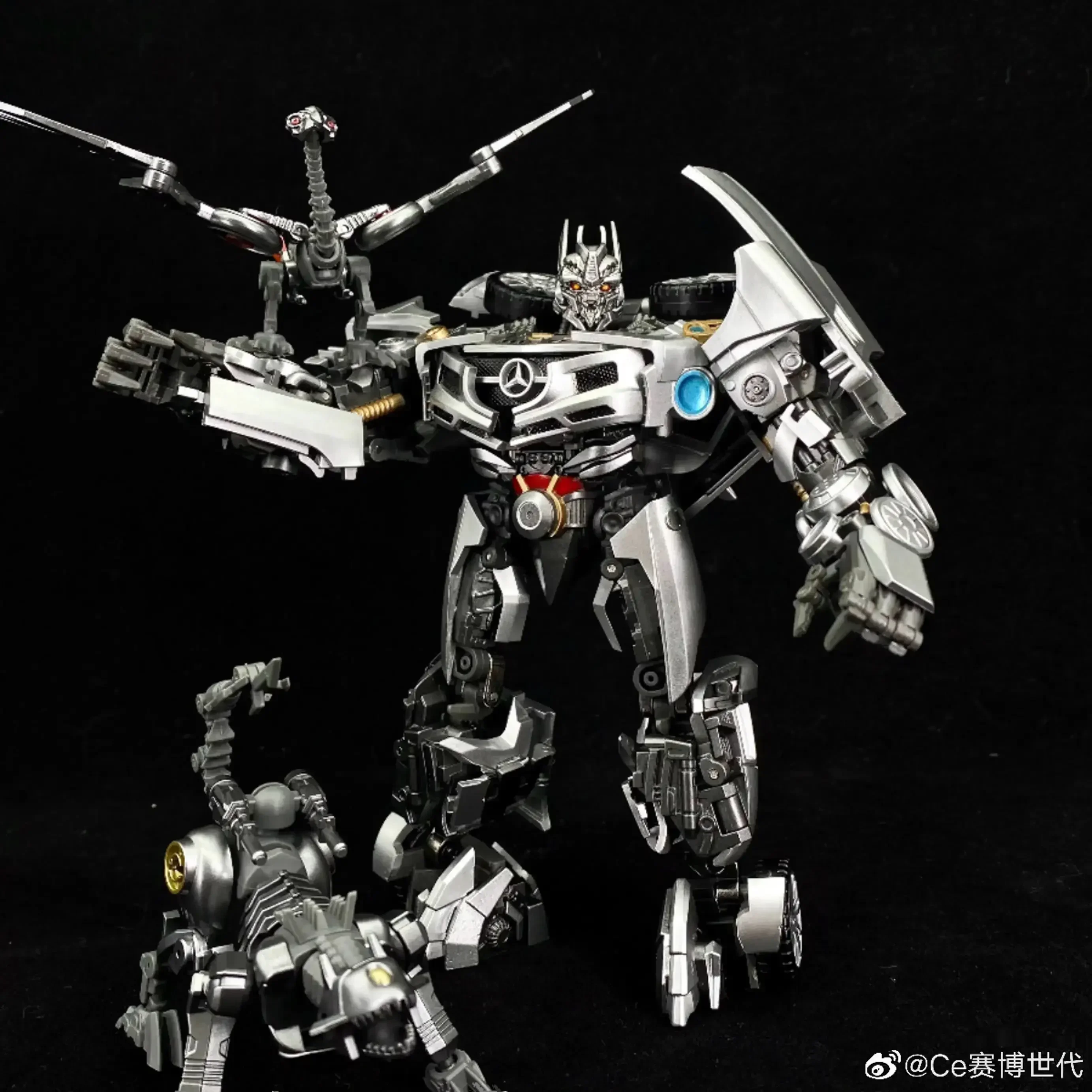 ในสต็อก Transformation ของเล่น Cybertron Century CE03 CE-03 Sonic Soundwave MP ภาพยนตร์ Action Figure หุ่นยนต์ของเล่น