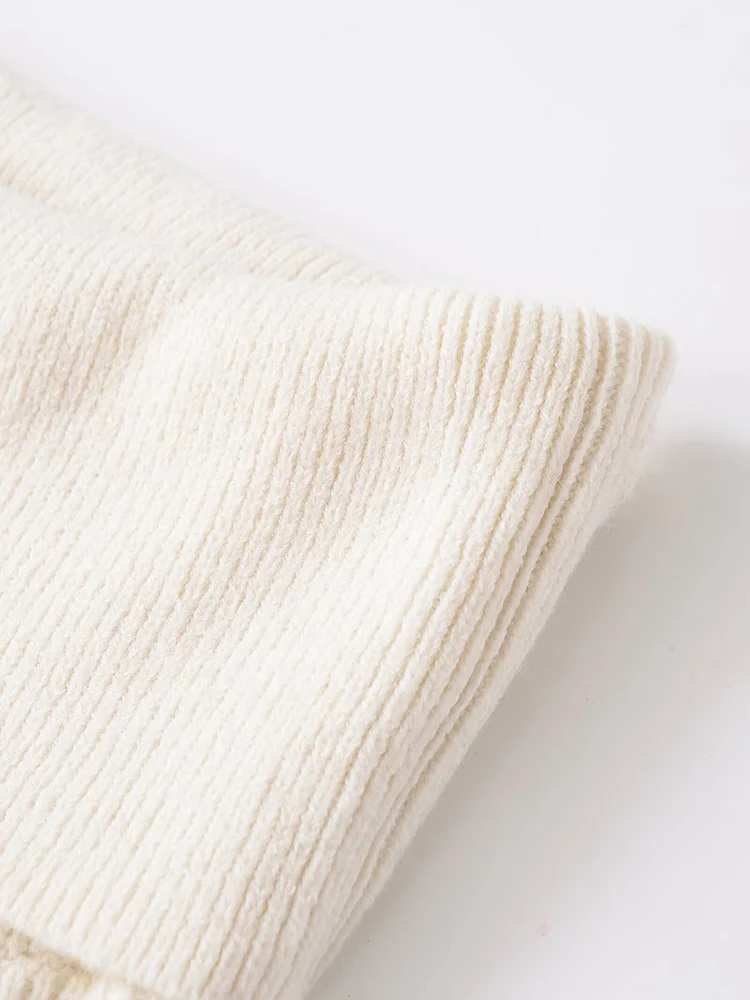 European and American style women's clothing, new style, fashionable, elegant, versatile and simple off-the-shoulder knit top