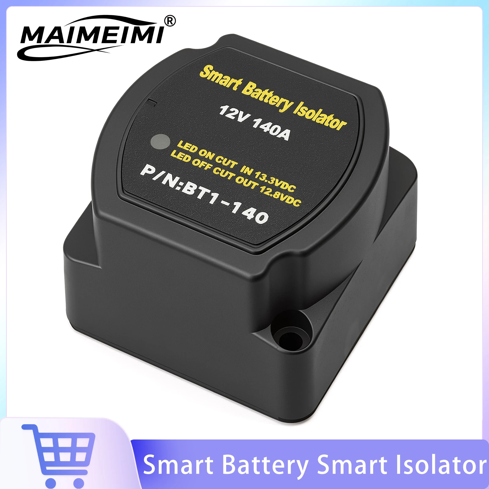 Battery Smart Isolator 12V 140A Voltage Sensitive Relay Switch Voltage Sensitive Split Charge Relay For Boat RV Camper Truck