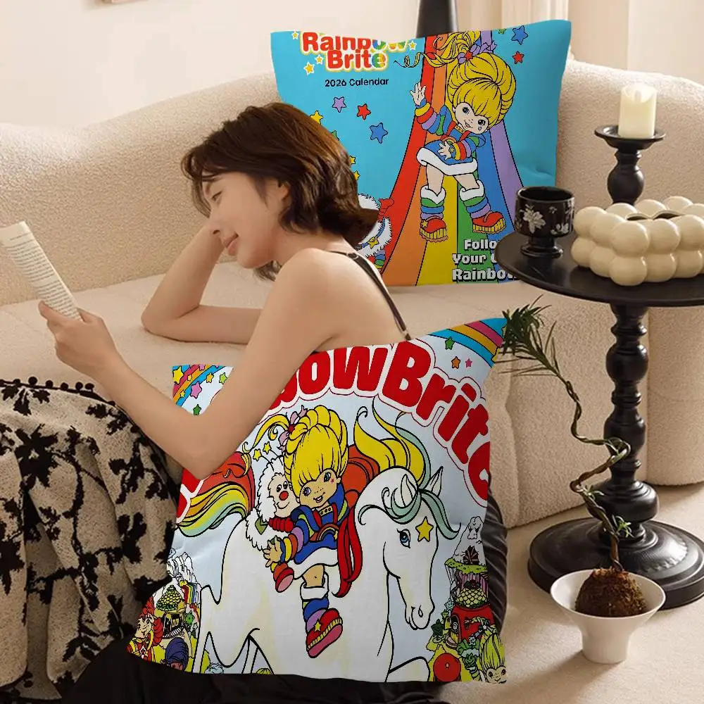 

Чехол для подушки Rainbow Brite Red Butler TV Stitch Lucky Dragon, чехол для дивана, украшение для дома, подарок для детей