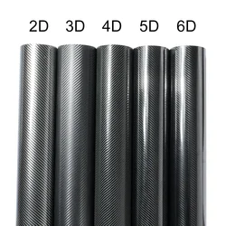 2D 3D 4D 5D 6D Carbon Fiber Vinyl Wrap Film Car Sticker Protective Decal Computer Laptop Phone Motorcycle Cover Auto Accsesories