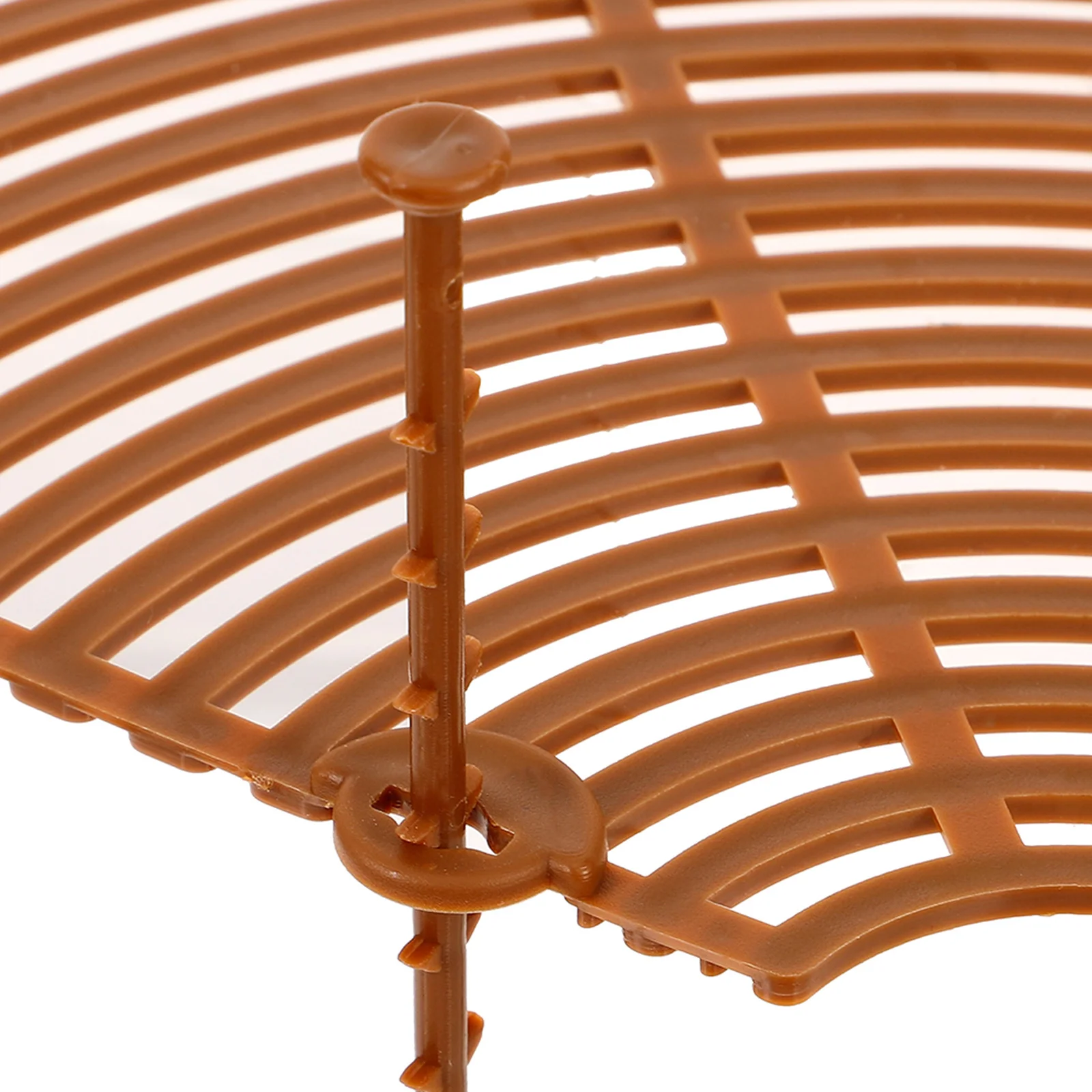 

2pcs Coffee Medium Round Anti-spray Protection Cover for Flower Pot Guard Durable Plant Mesh Pot Cover Flowerpot Accessory