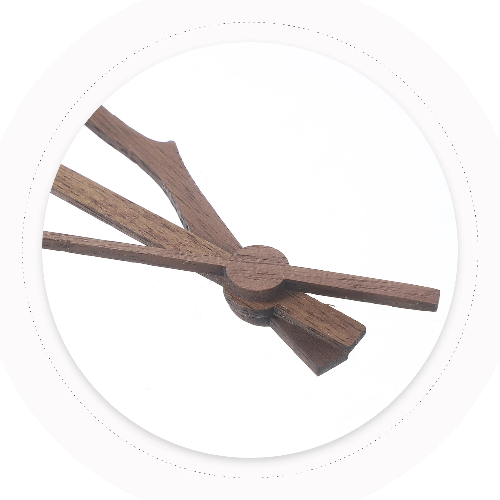 

5Sets Wooden Clock Hands Replacement for Wall Hanging DIY Repair Sturdy Simple Design Easy Installation Fine Texture