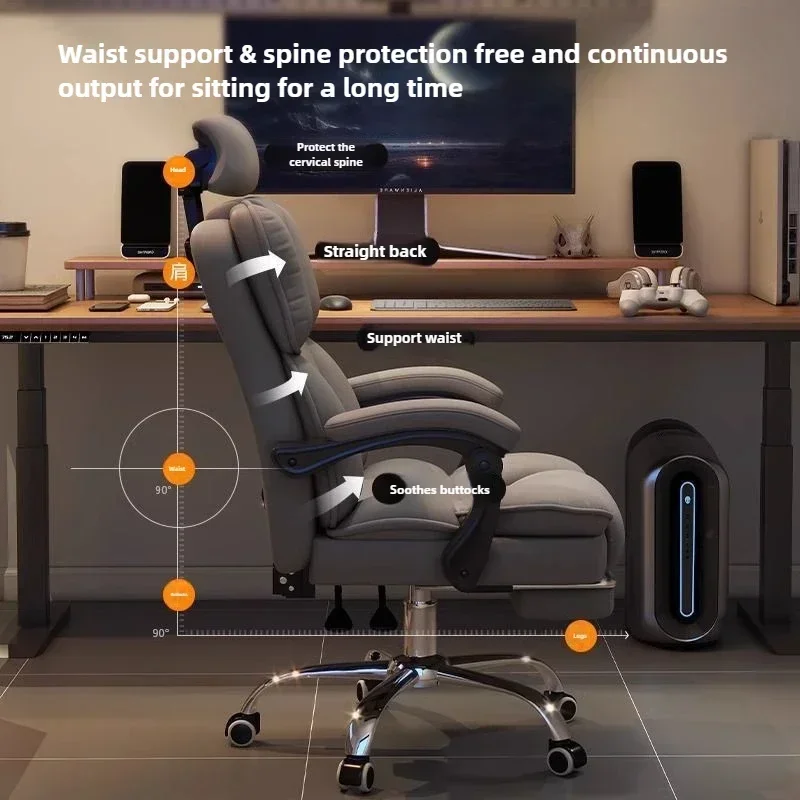 Home Adjustable Office Chair,Computer Chair,Boss Chair,Comfortable Sitting Chairs,Backrest Chairs,Ergonomic Chairs Furniture