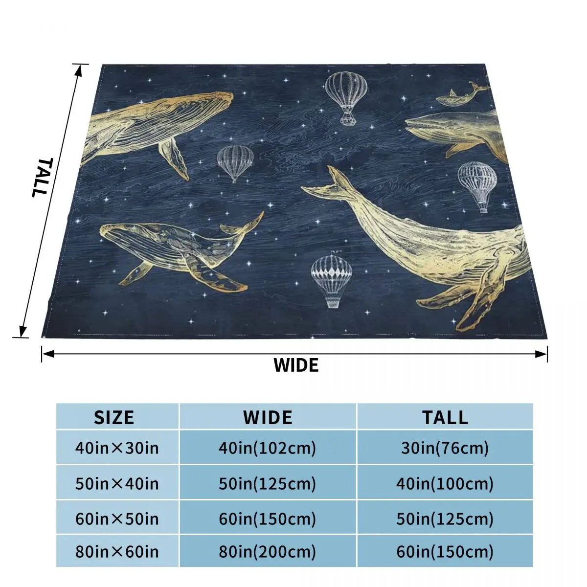 Ocean Meets Sky Blankets Soft Warm Flannel Throw Blanket Plush for Bed Living room Picnic Travel Home Couch