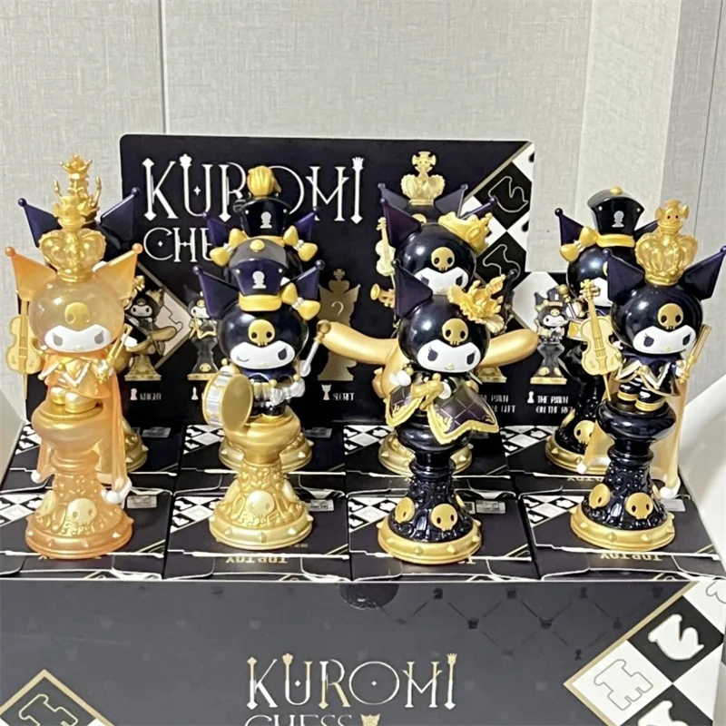 Sanurgente Original Anime Figures Blind Box, Kuromi Series, Chess Butter Mystery Box, Room Ornement, Girls Valentine's Day Gift Toy