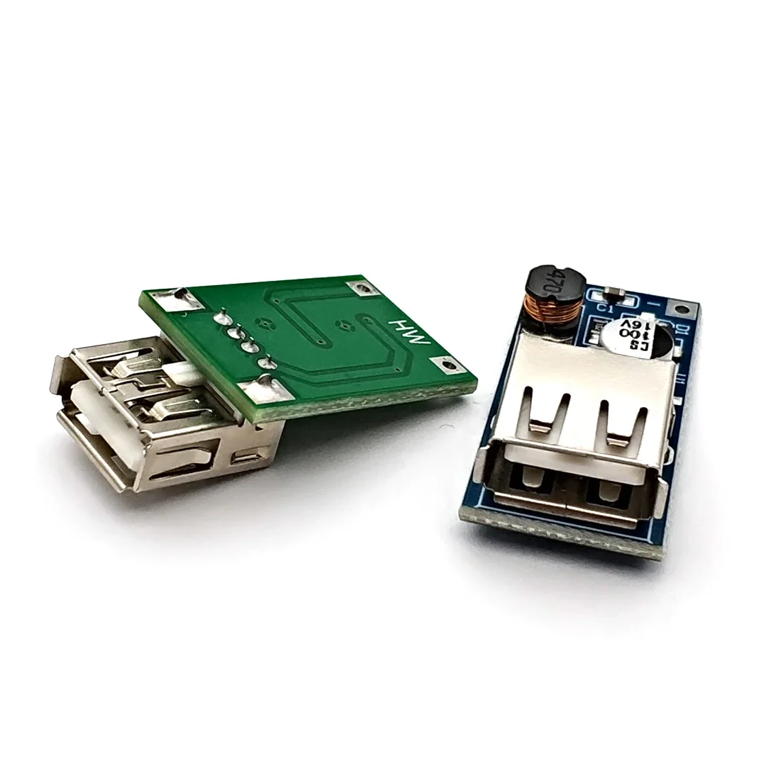 DC-DC 0,9 V-5V a 5V 600MA cargador de banco de energía convertidor de refuerzo módulo de voltaje de suministro placa de circuito de carga de salida USB