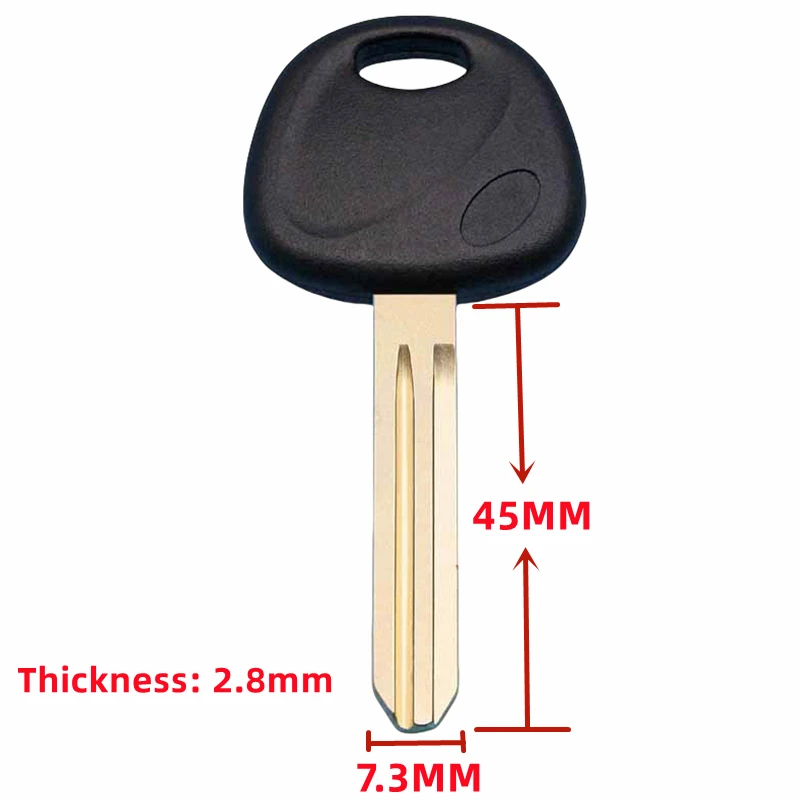 

XIEAILI OEM No Chip Slot 10Pcs Car Key Shell Remote Fob Replacement Case Uncut Blade For Hyundai Elantra