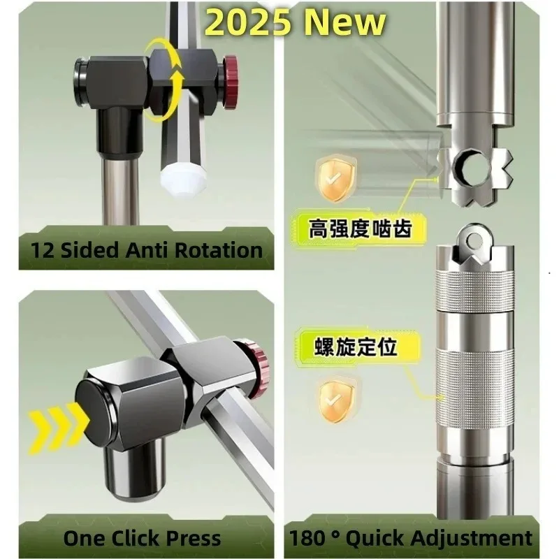 2025 novo guarda-chuva de pesca ajuste atualizado guarda-sol de pesca ao ar livre guarda-chuva de praia quintal jardim grande guarda-sol 2.0-2.6m