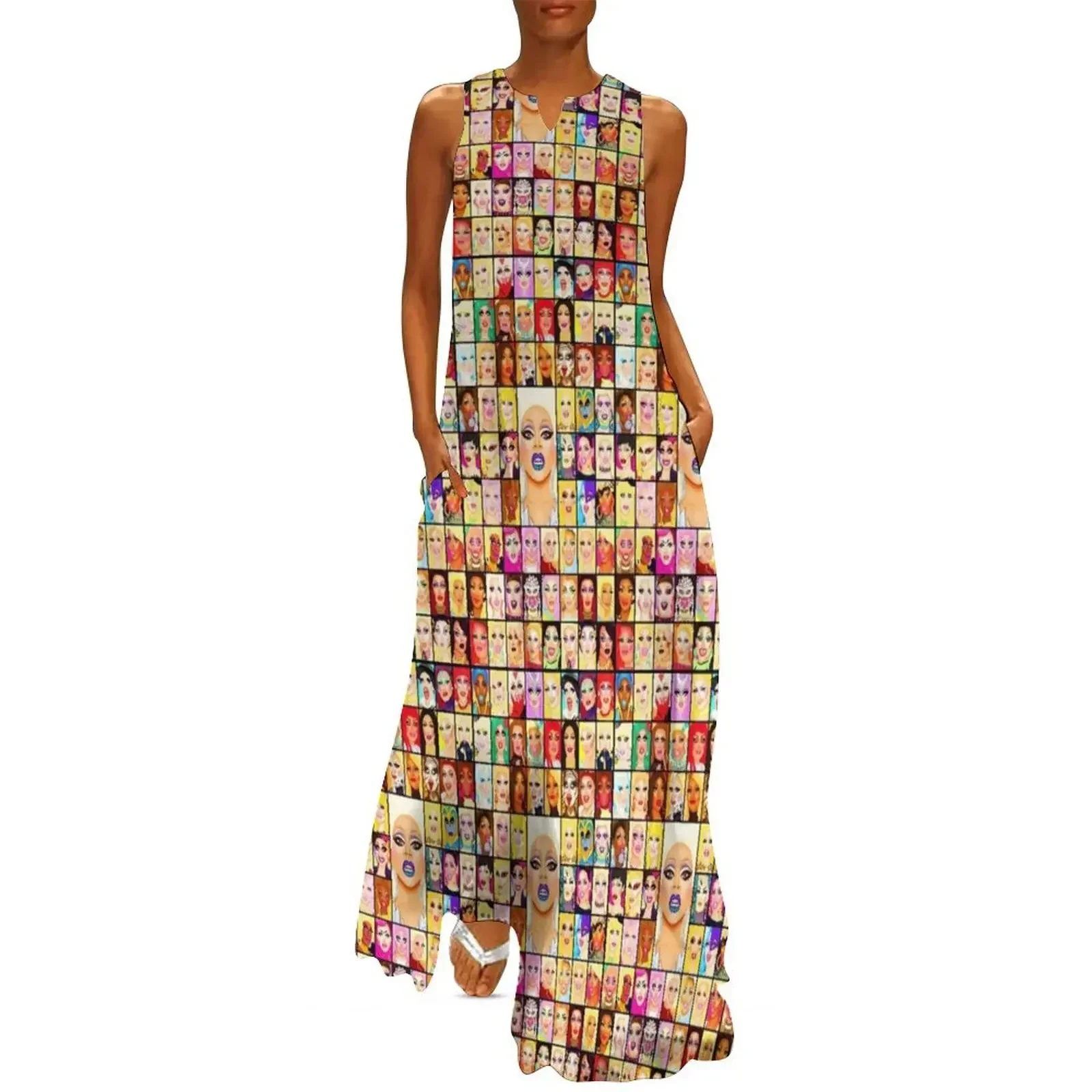 

DRAG QUEEN ROYALTY Long Dress bandage dress evening dresses ladies chic and elegant evening dress summer woman 2025
