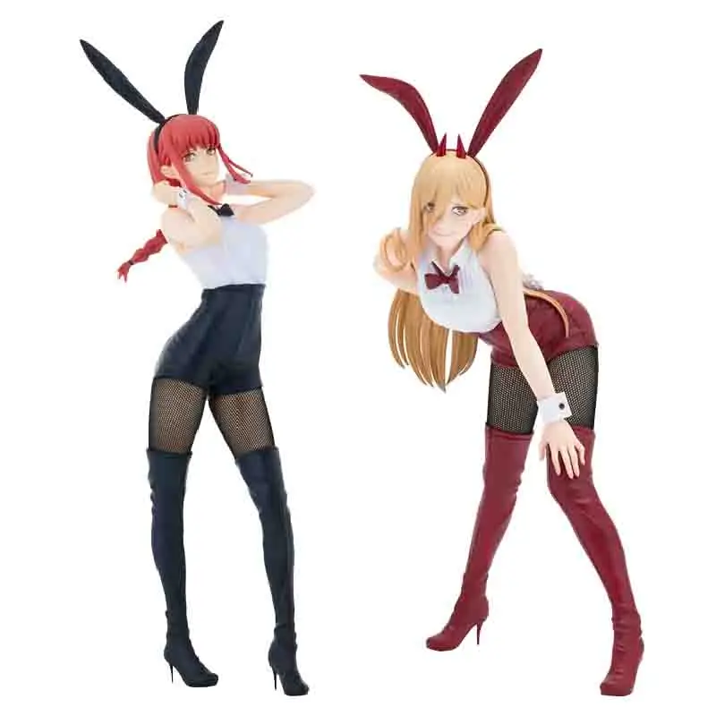 In Stock Original Genuine FuRyu BCB BiCute Bunnies Figure POWER MAKIMA Authentic Collection Model Animation Character Toy