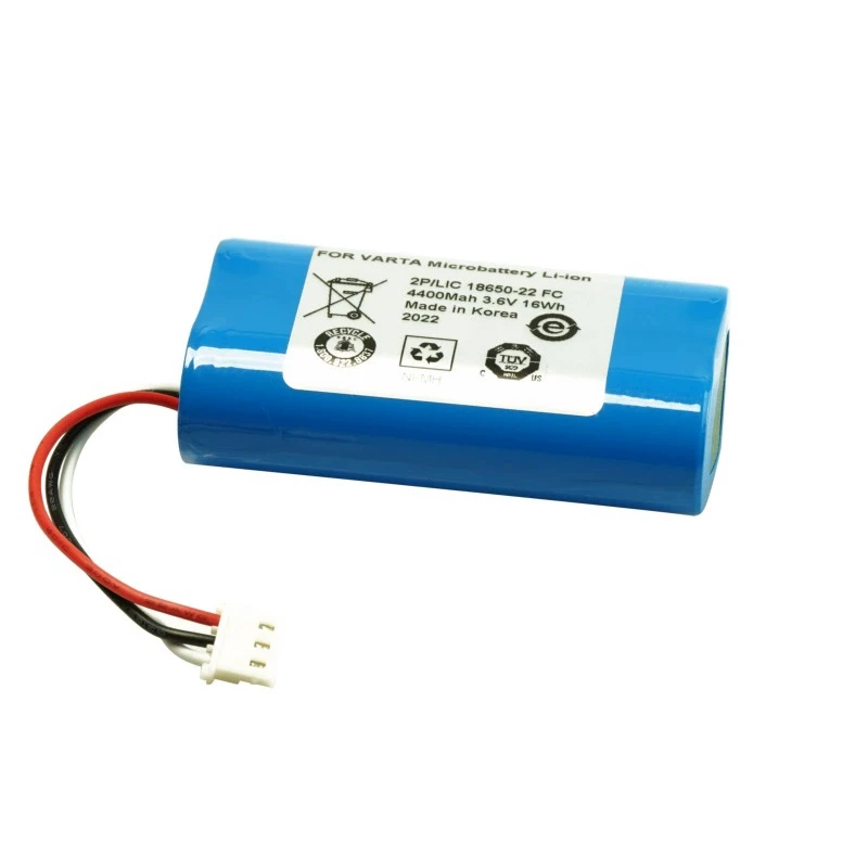 2P/LIC 18650-22FC 3.6V 4400mAh حزمة بطارية عداد الجسيمات المحددة اليدوية