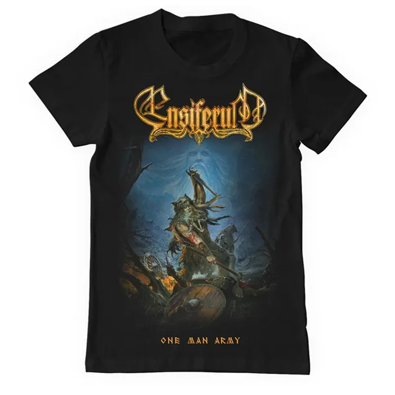 Holy Sword Ensiferum - Banda finlandesa de folk metal - Dark Rock - Camiseta vintage americana solta para homens e mulheres