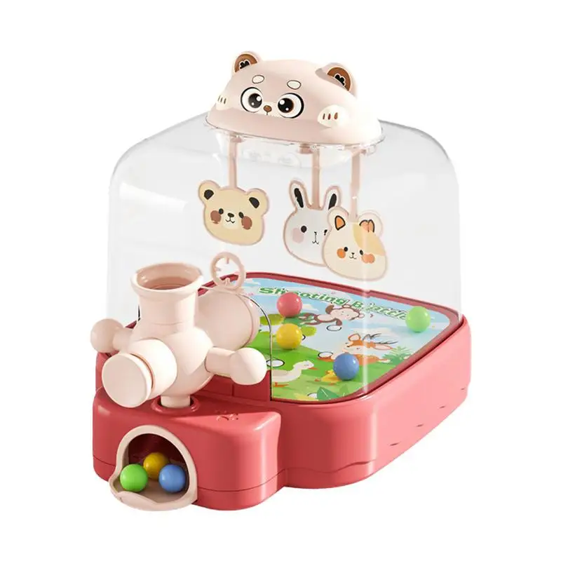 Tabletop Pinball Machine Cute Bear Action And Reflex Game Learning Activities For Boys Girls Ages 3 Fine Motor Skills Toys