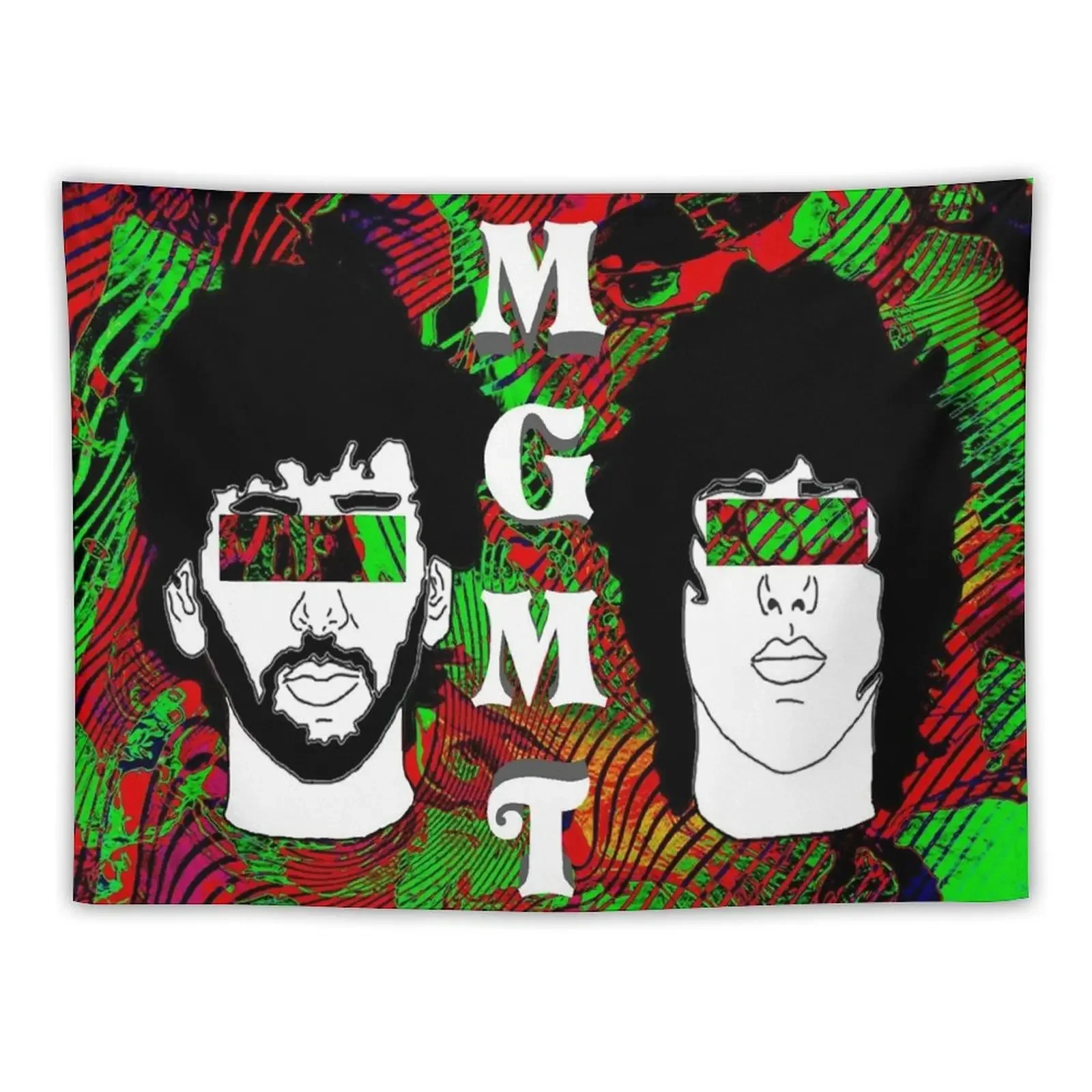 

MGMT Digital Drawing Tapestry Aesthetic Home Decor Decoration Aesthetic Decorative Wall Murals Tapestry