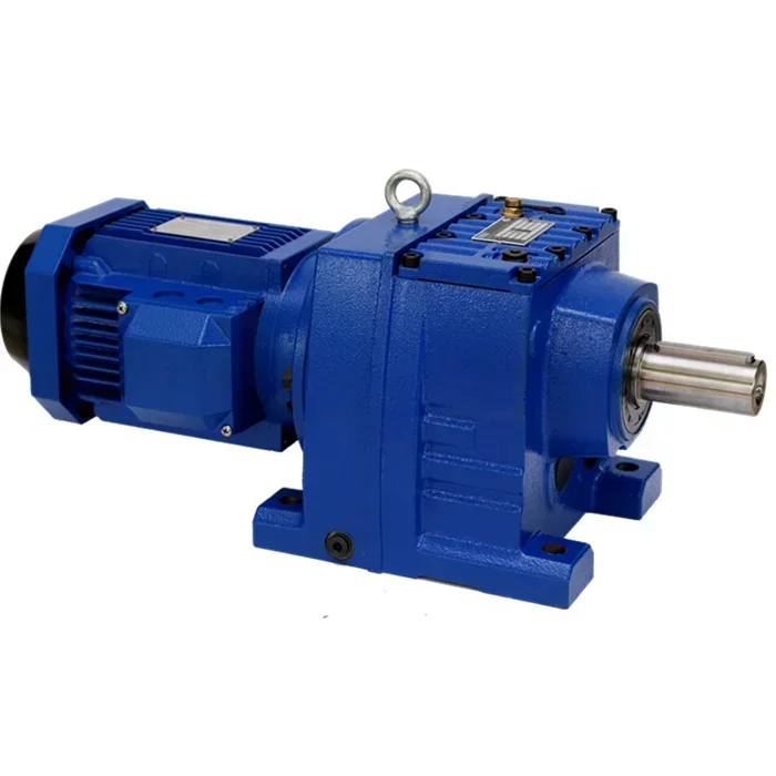 high quality R Gearbox Speed Reducer helical gearbox 3hp gear motor 3 phase gear motor