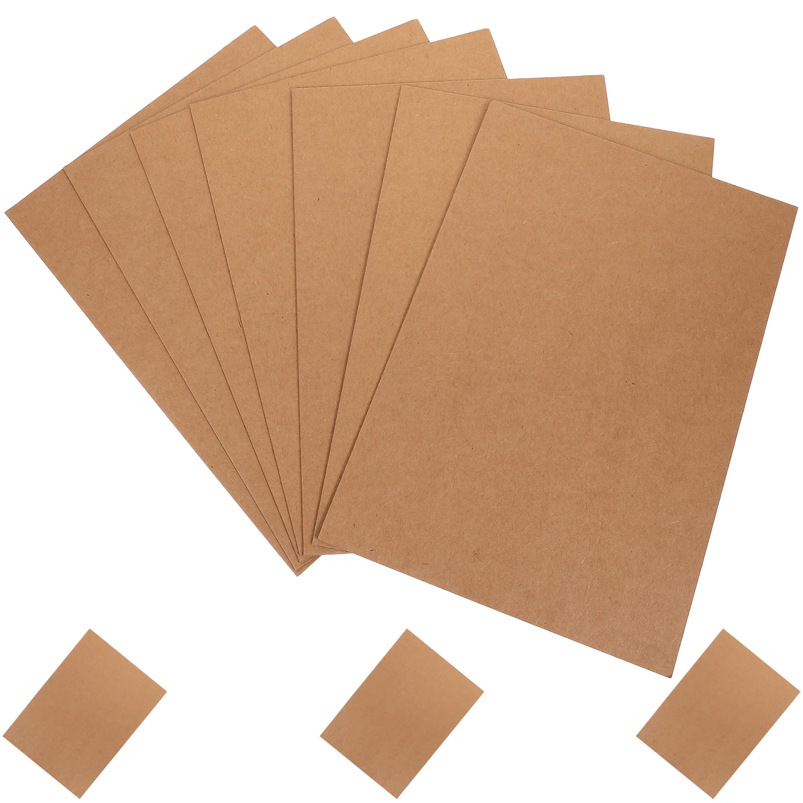 10pcs 10 Sheets Thick Kraft Paper Oil Painting Papers Art Drawing Cardstock Marker Sketch Paper For Creative Writing Work