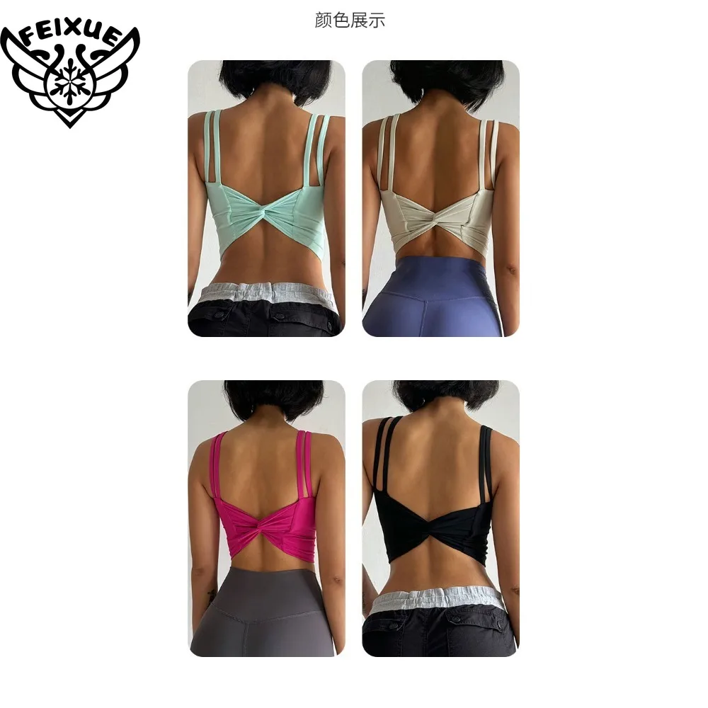 

Cloud Hide Black Beauty Back Yoga Shirts Women Sling Sleeve Blouse Size Sports Gym Fitness Top Running T-Shirt Workout Shirt