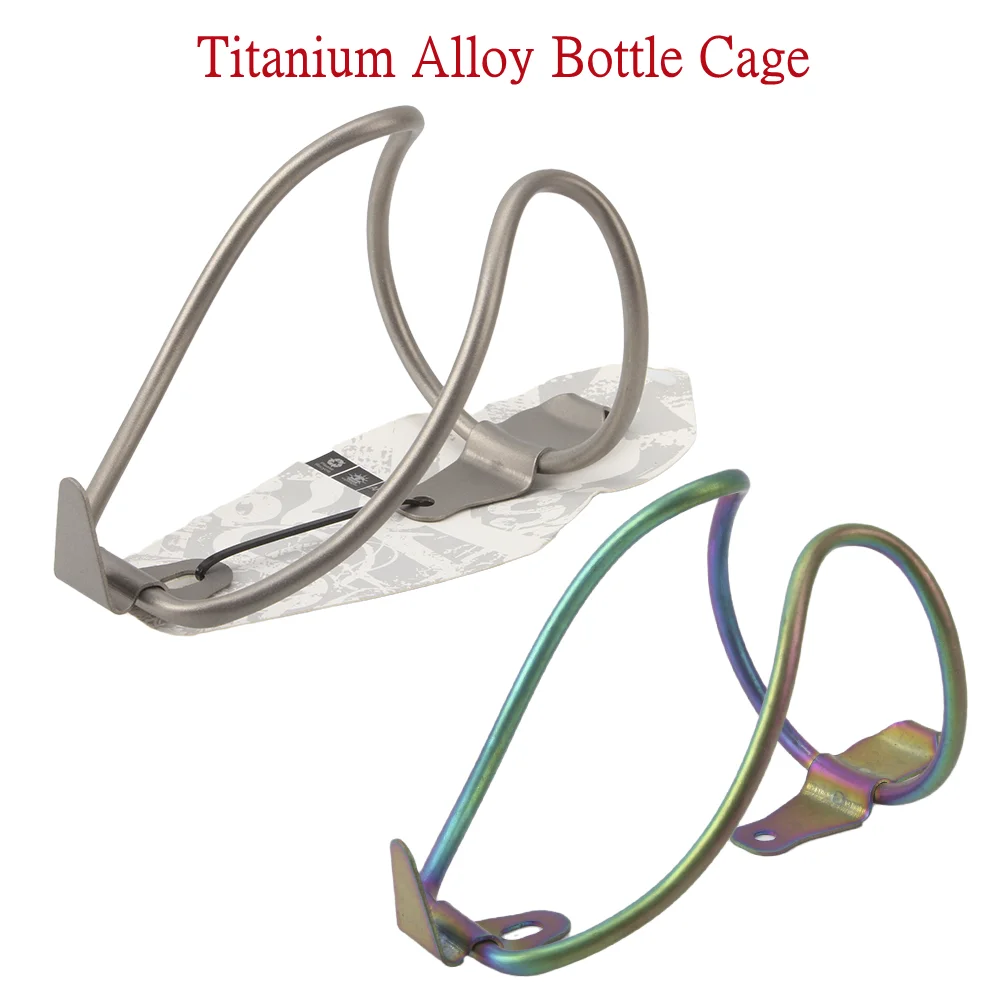 MTB Rennrad Wasser Flasche Käfig Ultraleicht 26g Titan Legierung Fahrrad Flasche Rack Halter Flasche Halterung Für XXX Fahrrad Zubehör – Detail 1